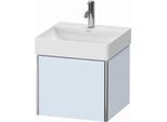Duravit XSquare Waschtisch-Unterschrank XS405909797 48,4x39,7x46cm, 1 Auszug, Lichtblau seidenmatt