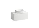 LAUFEN Sonar Schubladenelement/Sideboard H4054110341701 77,5x34x45,5cm, Ausschnitt Mitte, Weiß matt