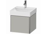 Duravit XSquare Waschtisch-Unterschrank XS405900707 48,4x39,7x46cm, 1 Auszug, Betongrau matt