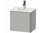 Duravit XSquare Waschtisch-Unterschrank XS4220L0707 43x39,7x30,8cm, Anschlag links, Betongrau matt, 1 Tür