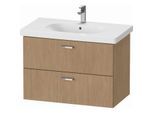 Duravit XBase Waschtisch-Unterschrank XB619005252 80x56x45,8cm, europäische Eiche, 2 Schubkästen