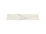 Ideal Standard Conca Keramik-Waschtisch-Platte T3971DH Ausladung 50,5cm, 100 x 50,5 x 0,6 cm, Mamor Calacatta