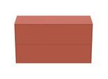 Ideal Standard Conca Waschtisch-Unterschrank T4329Y3 ohne Ausschnitt, 2 Auszüge, 100x37x55 cm, Sunset matt lackiert