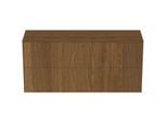Ideal Standard Conca Waschtisch-Unterschrank T4330Y5 ohne Ausschnitt, 2 Auszüge, 120x37x55 cm, Walnuss dunkel Furnier
