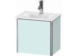 Duravit XSquare Waschtisch-Unterschrank XS4220R0909 43x39,7x30,8cm, Anschlag rechts, Lichtblau matt, 1 Tür