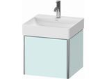 Duravit XSquare Waschtisch-Unterschrank XS405900909 48,4x39,7x46cm, 1 Auszug, Lichtblau matt