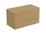Ideal Standard Conca Waschtisch-Unterschrank T4323Y6 ohne Ausschnitt, 2 Auszüge, 100x50,5x55 cm, Eiche hell Furnier