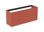 Ideal Standard Conca Waschtisch-Unterschrank T3951Y3 120x37x54cm, ohne Waschtisch-Platte, 2 Auszüge, Sunset matt lackiert