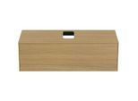 Ideal Standard Conca Waschtisch-Unterschrank T3931Y6 mit Ausschnitt, 1 Auszug, 120x50,5x37 cm, mittig, Eiche hell Furnier