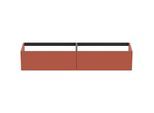 Ideal Standard Conca Waschtisch-Unterschrank T3987Y3 ohne Waschtisch-Platte, 2 Auszüge, 200x50,5x36 cm, Sunset matt lackiert