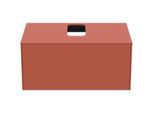 Ideal Standard Conca Waschtisch-Unterschrank T3929Y3 mit Ausschnitt, 1 Auszug, 80x50,5x37 cm, mittig, Sunset matt lackiert