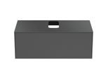 Ideal Standard Conca Waschtisch-Unterschrank T3930Y2 mit Ausschnitt, 1 Auszug, 100x50,5x37 cm, mittig, Anthrazit matt lackiert