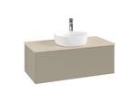 Villeroy & Boch Antao Waschtischunterschrank 1000x360x500mm L31053HK mit Beleuchtung FK/AP: HK/3