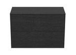 Ideal Standard Conca Waschtisch-Unterschrank T4328Y4 ohne Ausschnitt, 2 Auszüge, 80x37x55 cm, Eiche geflammt Furnier