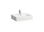LAUFEN Living City Waschtisch 8174340001081 60 x 46 cm, geschliffen, weiß, 3 Hahnlöcher
