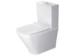 Duravit DuraStyle Stand Tiefspül WC 21550900001 Abgang für Vario Anschluss Set, weiss, wondergliss