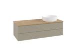 Villeroy & Boch Antao Waschtischunterschrank 1200x360x500mm L23111HK mit Beleuchtung mit Struktur FK/AP: HK/1