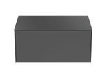 Ideal Standard Conca Waschtisch-Unterschrank T4312Y2 ohne Ausschnitt, 1 Auszug, 80x50,5x37 cm, Anthrazit matt lackiert