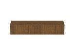 Ideal Standard Conca Waschtisch-Unterschrank T4316Y5 ohne Ausschnitt, 2 Auszüge, 200x50,5x37 cm, Walnuss dunkel Furnier
