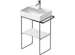 Duravit DuraSquare Metallkonsole 0031324600 56,5x38,1cm, bodenstehend, schwarz matt