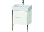 Duravit XViu Waschtisch-Unterschrank XV44580B118 58,4x38,4x49,3cm, 2 Auszüge, champagner matt, weiß matt
