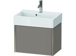Duravit XViu Waschtisch-Unterschrank XV42160B143 58,4x38,4x39,7cm, 1 Auszug, champagner matt, basalt matt
