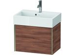 Duravit XViu Waschtisch-Unterschrank XV42160B179 58,4x38,4x39,7cm, 1 Auszug, champagner matt, nussbaum natur