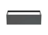 Ideal Standard Conca Waschtisch-Unterschrank T3933Y2 ohne Waschtisch-Platte, 1 Auszug, 120x50,5x36 cm, Anthrazit matt lackiert