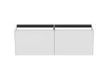 Ideal Standard Conca Waschtisch-Unterschrank T3996Y1 ohne Waschtischplatte, 2 Auszüge, 160 x 37 x 54 cm, Weiß matt lackiert