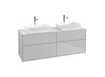 Villeroy und Boch Finion Waschtischunterschrank G84100GJ 160x60,3cm, Emotion, Abdeckplatte white matt, Light grey matt