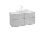 Villeroy und Boch Finion Waschtischunterschrank G79100GJ 120x60,3cm, Emotion, Abdeckplatte white matt, Light grey matt