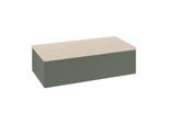 Villeroy und Boch Antao Waschtisch-Unterschrank L40103HL 100x26,8x50cm, Waschbeckenplattenfarbe botticino, leaf green matt lacquer