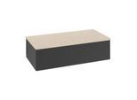 Villeroy und Boch Antao Waschtisch-Unterschrank L40103PD 100x26,8x50cm, Waschbeckenplattenfarbe botticino, black matt lacquer