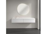 Villeroy und Boch Antao Sideboard K42100MT 160x26,8x50cm, Waschbeckenplattenfarbe Lack, white matt lacquer