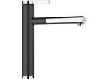 Blanco Linee-s Küchenarmatur 518438 ausziehbar, SILGRANIT-Look anthrazit/chrom