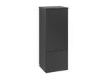 Villeroy und Boch Antao Mittelschrank L44100PD 41,4x103,9x35,6cm, Waschbeckenplattenfarbe Lack, black matt lacquer