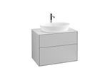 Villeroy und Boch Finion Waschtischunterschrank G75100GJ 80x60,3cm, Emotion, Abdeckplatte white matt, Light grey matt