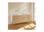 Villeroy und Boch Finion Waschtischunterschrank GA8100PC 160x60,3cm, Emotion, Abdeckplatte white matt, Oak Veneer