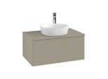 Villeroy & Boch Antao Waschtischunterschrank 800x360x500mm L30150HK mit Beleuchtung mit Struktur FK/AP: HK/0