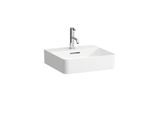 LAUFEN Val Handwaschbecken H8152817571041 45x42cm, weiß matt, mit Hahnloch, mit Überlauf