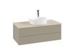 Villeroy & Boch Antao Waschtischunterschrank 1000x360x500mm L20153HK mit Beleuchtung mit Struktur FK/AP: HK/3