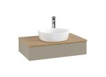 Villeroy & Boch Antao Waschtischunterschrank 800x190x500mm K08151HK mit Struktur FK/AP: HK/1
