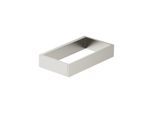Dornbracht Mem Handtuchring 83200780-06 eckig, Ausladung 105 mm, platin matt