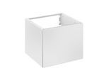 Keuco Edition 11 Waschtisch-Unterschrank 31198180001 43,5 x 35 x 43,5 cm, links, Lack Seidenmatt, Glas Cashmere klar