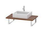 Duravit DuraStyle Konsole DS106C07979 für Aufsatzbecken, 1 Ausschnitt, Stärke 3 cm, Nussbaum natur