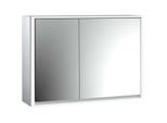 Emco Loft Aufputz-Lichtspiegelschrank 979805114 1000x733mm, LED, 2-türig, breite Tür rechts, aluminium/Spiegel