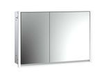Emco Loft Unterputz-Lichtspiegelschrank 979805115 1000x733mm, LED, 2-türig, breite Tür rechts, aluminium/Spiegel