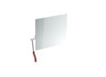 Hewi Kippspiegel 802.01.100L33 725x741x73mm, Hebel links, rubinrot
