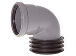 Airfit Winkel-Steckmuffe 112110WS DN 110 x 110, grau