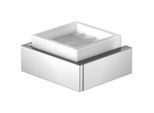 Steinberg Seifenhalter Serie 460 4602201 chrom, Glas weiss satiniert